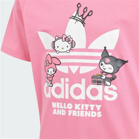 adidas originals x hello kitty cinnamoroll graphic oversized tee